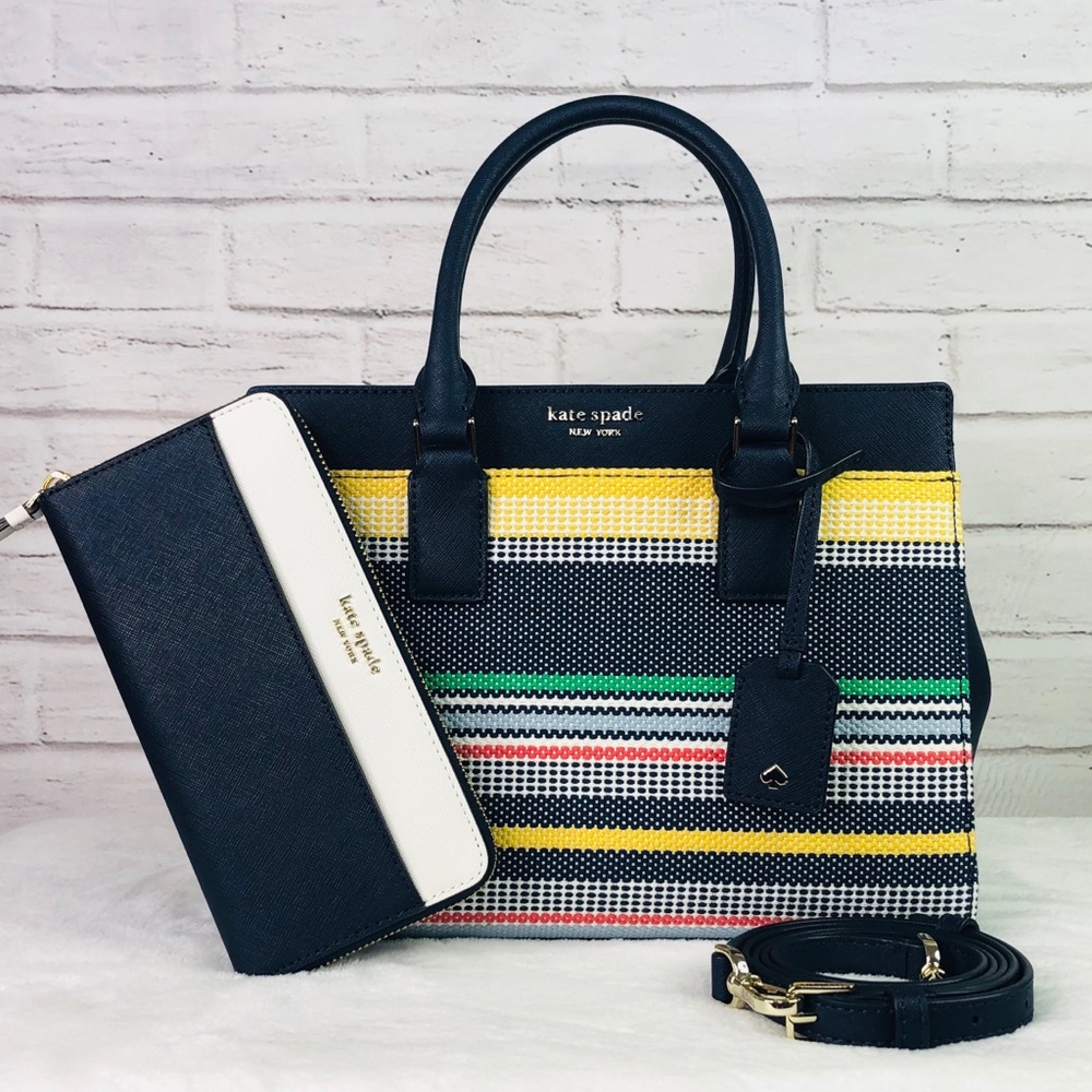 2PCS Kate Spade Medium Cameron Satchel Wallet Set
